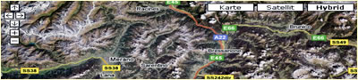 S&uuml;dtirol Landkarte